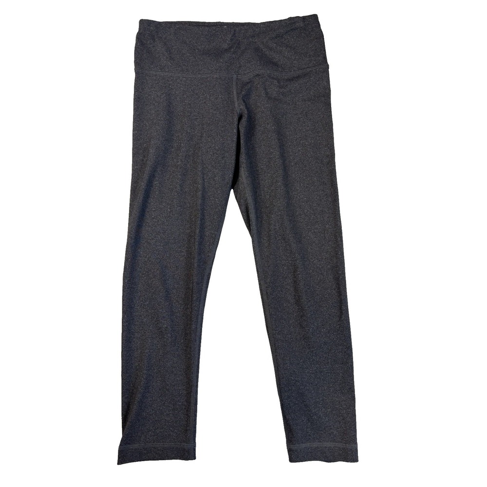 90 Degree Women's XS Charcoal Gray Capri Leggings‎ Workout Performance Fitness